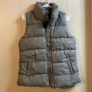 Old Navy Gray Puffer Vest